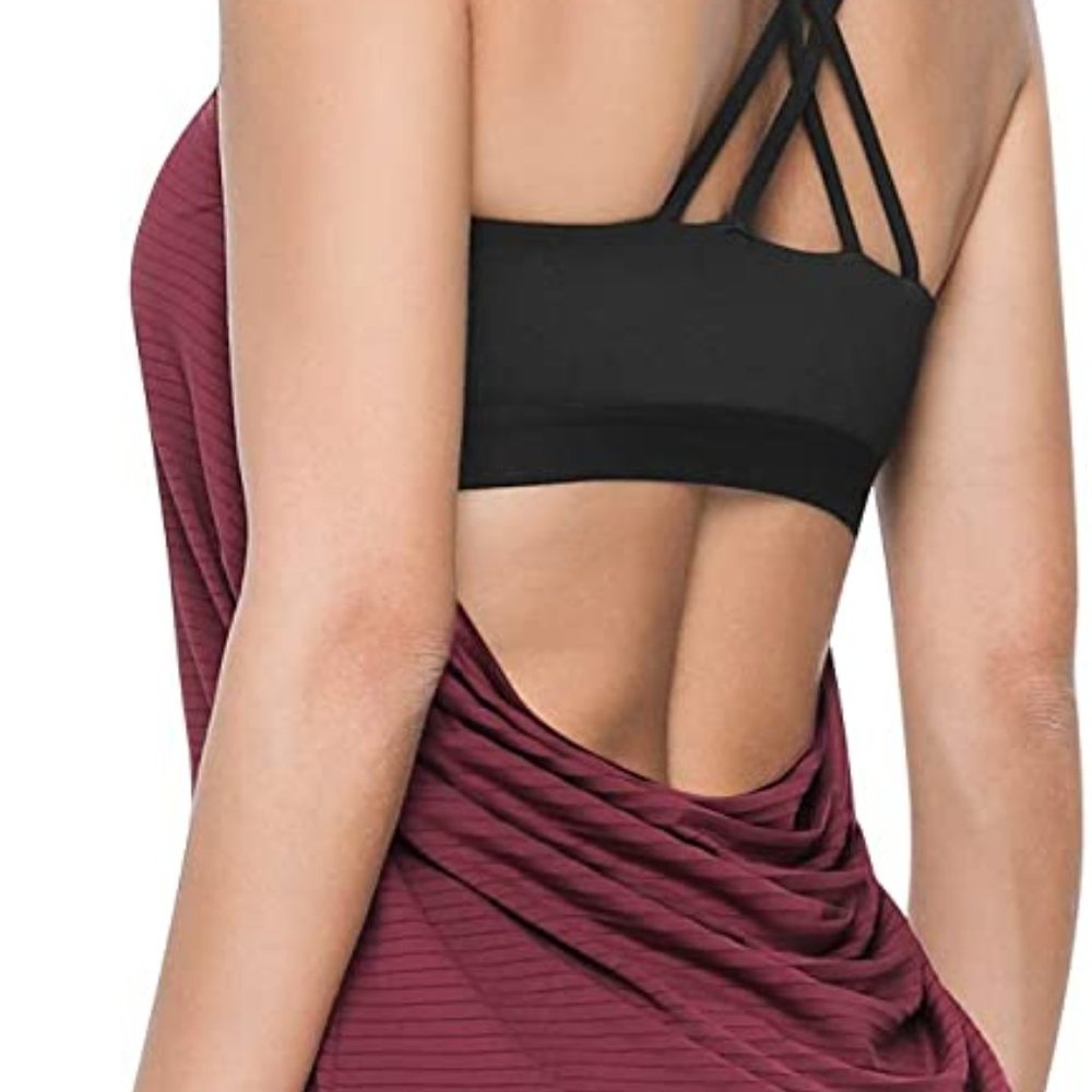 VUTRU Women's 2 in 1 Workout Tank Tops with Built